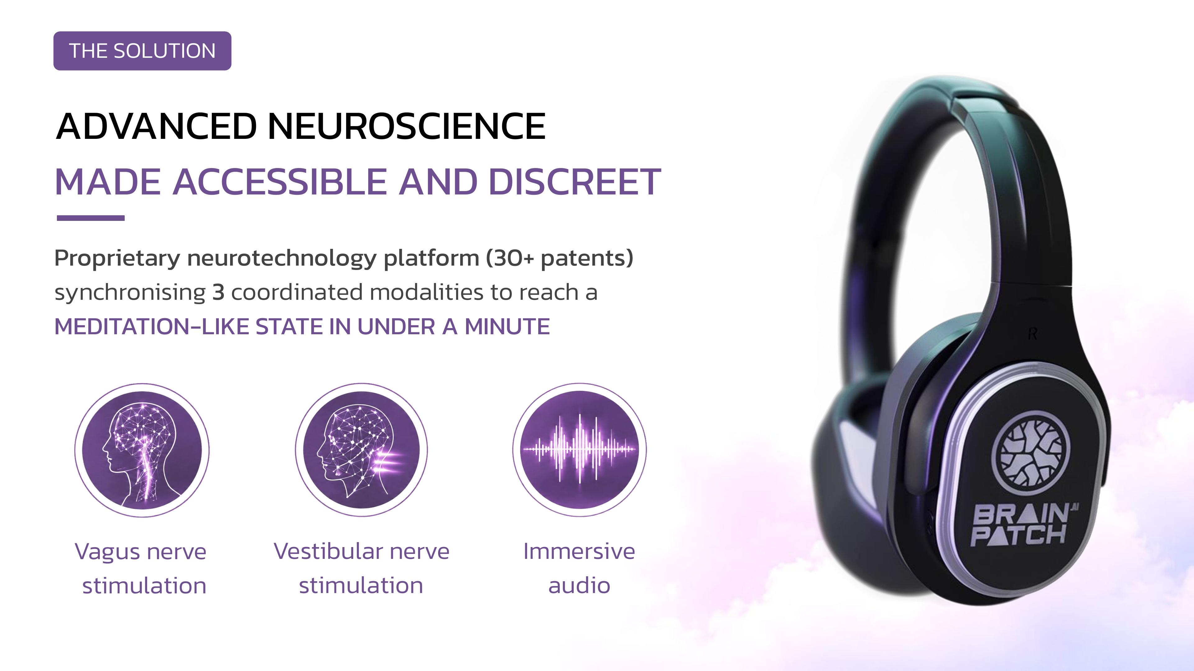 BrainPatch investment deck slide 3 / 8
